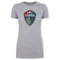 North Carolina Courage Camo Logo WHT