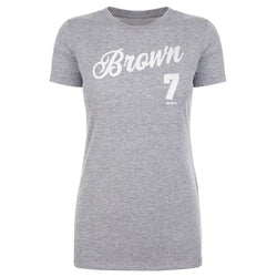 Jaylen Brown Boston Script WHT (ONLINE ORDER ONLY)
