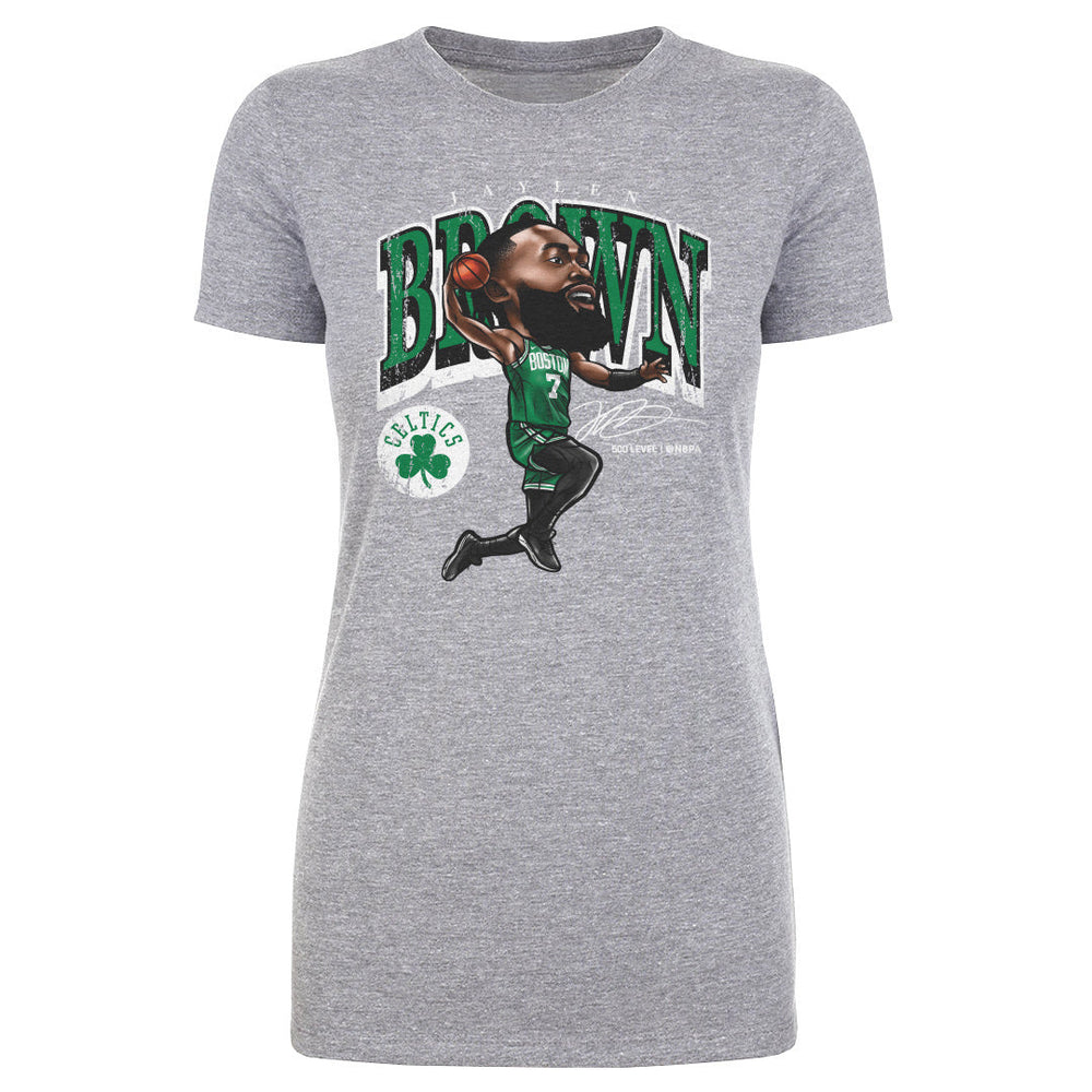Jaylen Brown Boston Celtics Cartoon WHT (ONLINE ORDER ONLY)
