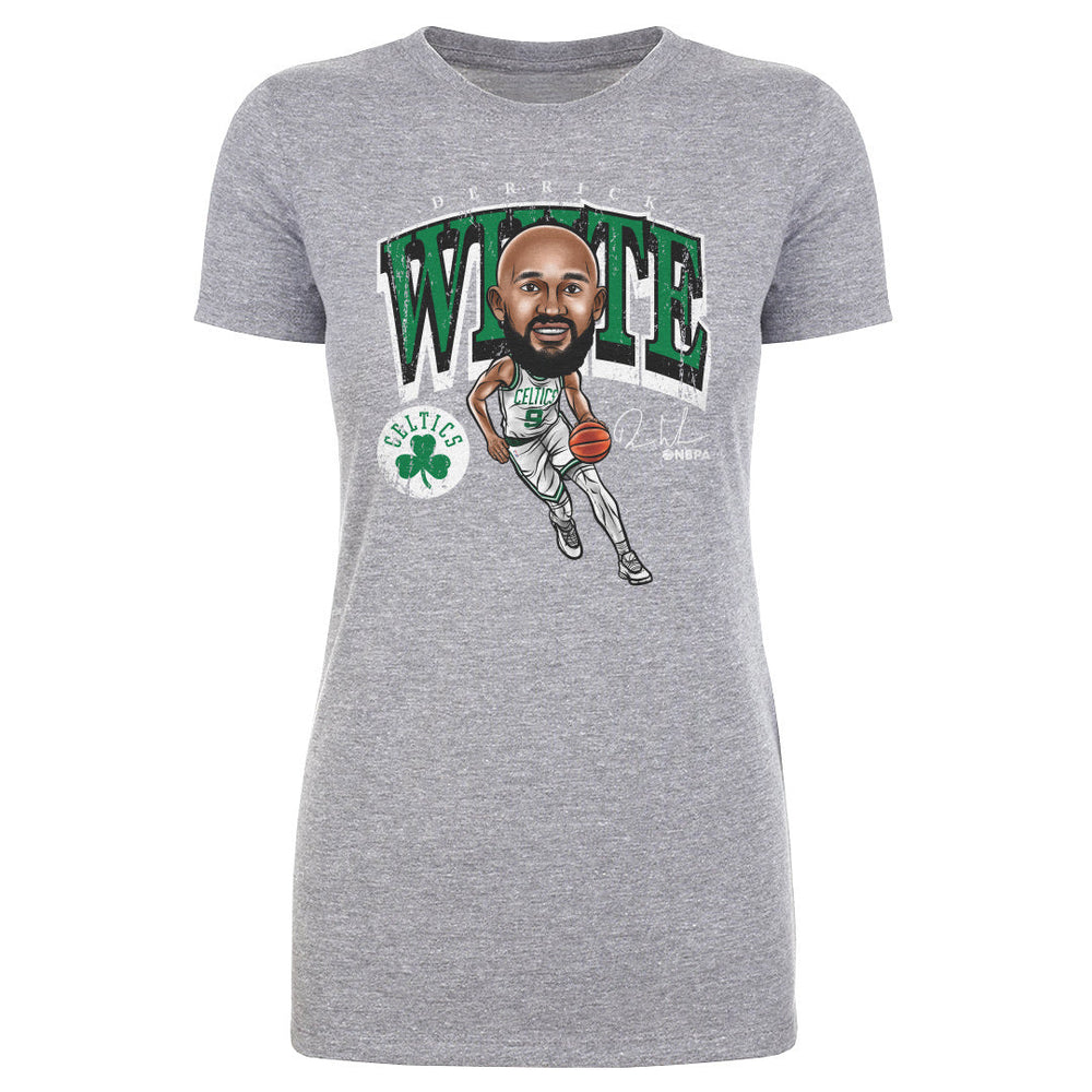 Derrick White Boston Celtics Cartoon WHT (ONLINE ORDER ONLY)