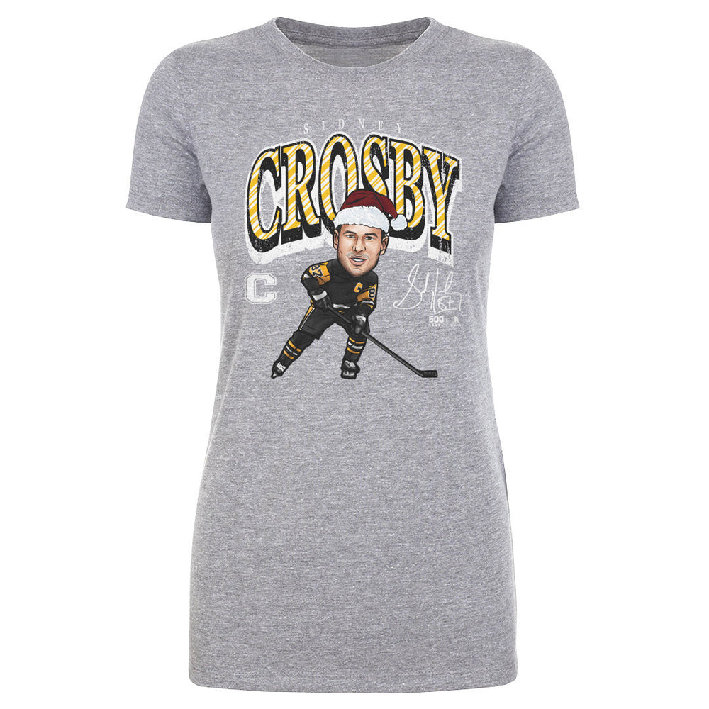 Sidney Crosby Pittsburgh Cartoon Santa Hat WHT (ONLINE ORDER ONLY)