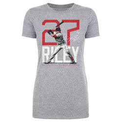 Austin Riley Atlanta Bold Number WHT