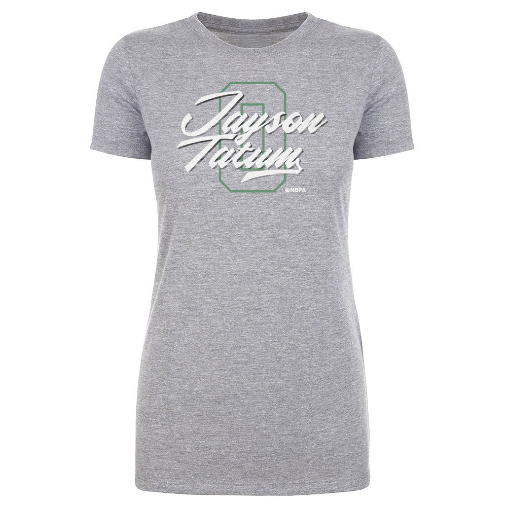 Jayson Tatum Boston Number Script WHT (ONLINE ORDER ONLY)