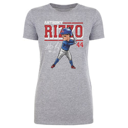 Anthony Rizzo Chicago C Cartoon WHT (ONLINE ORDER ONLY)