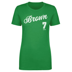 Jaylen Brown Boston Script WHT (ONLINE ORDER ONLY)