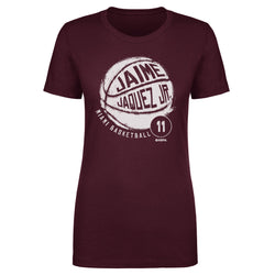 Jaime Jaquez Miami Basketball WHT (ONLINE ORDER ONLY)