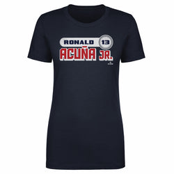 Ronald Acuna Jr. Retro Font WHT (ONLINE ORDER ONLY)