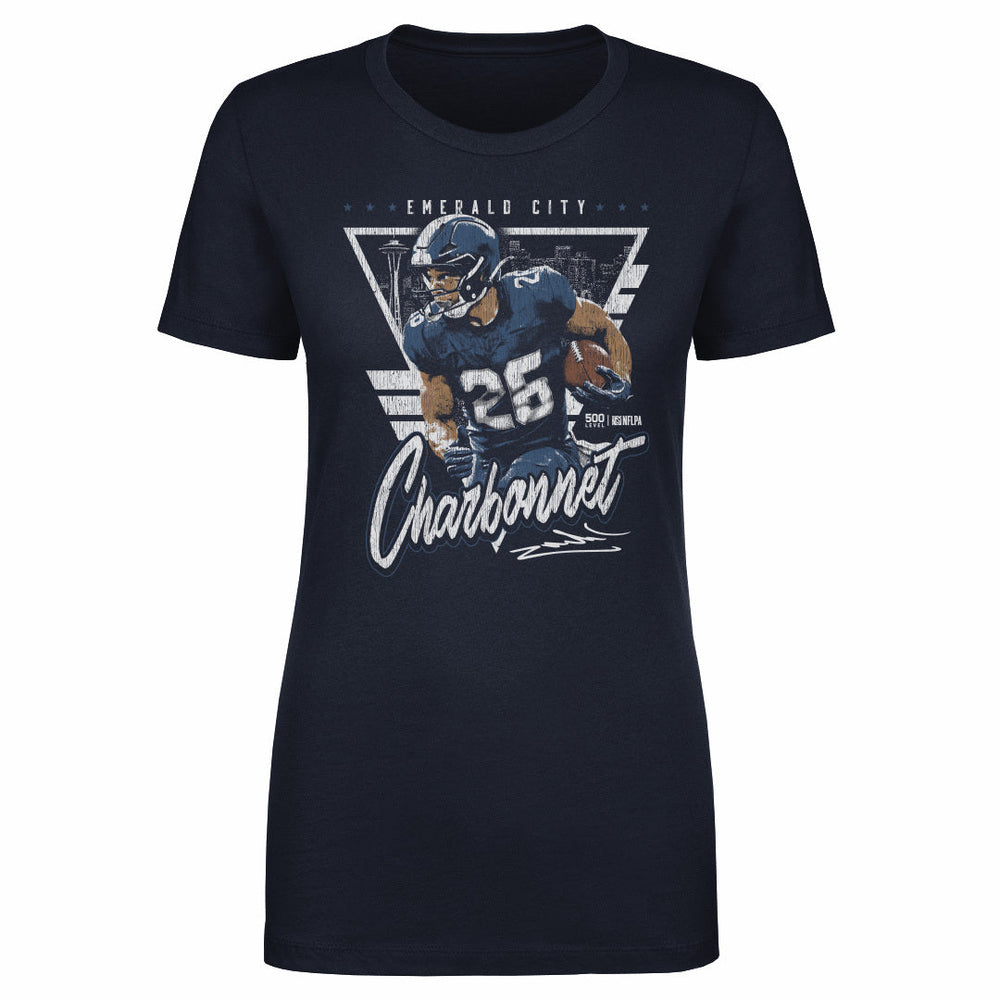 Zach Charbonnet Seattle Triangle Retro WHT (ONLINE ORDER ONLY)