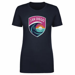 San Diego Wave FC Vintage Primary Logo WHT (ONLINE ORDER ONLY)