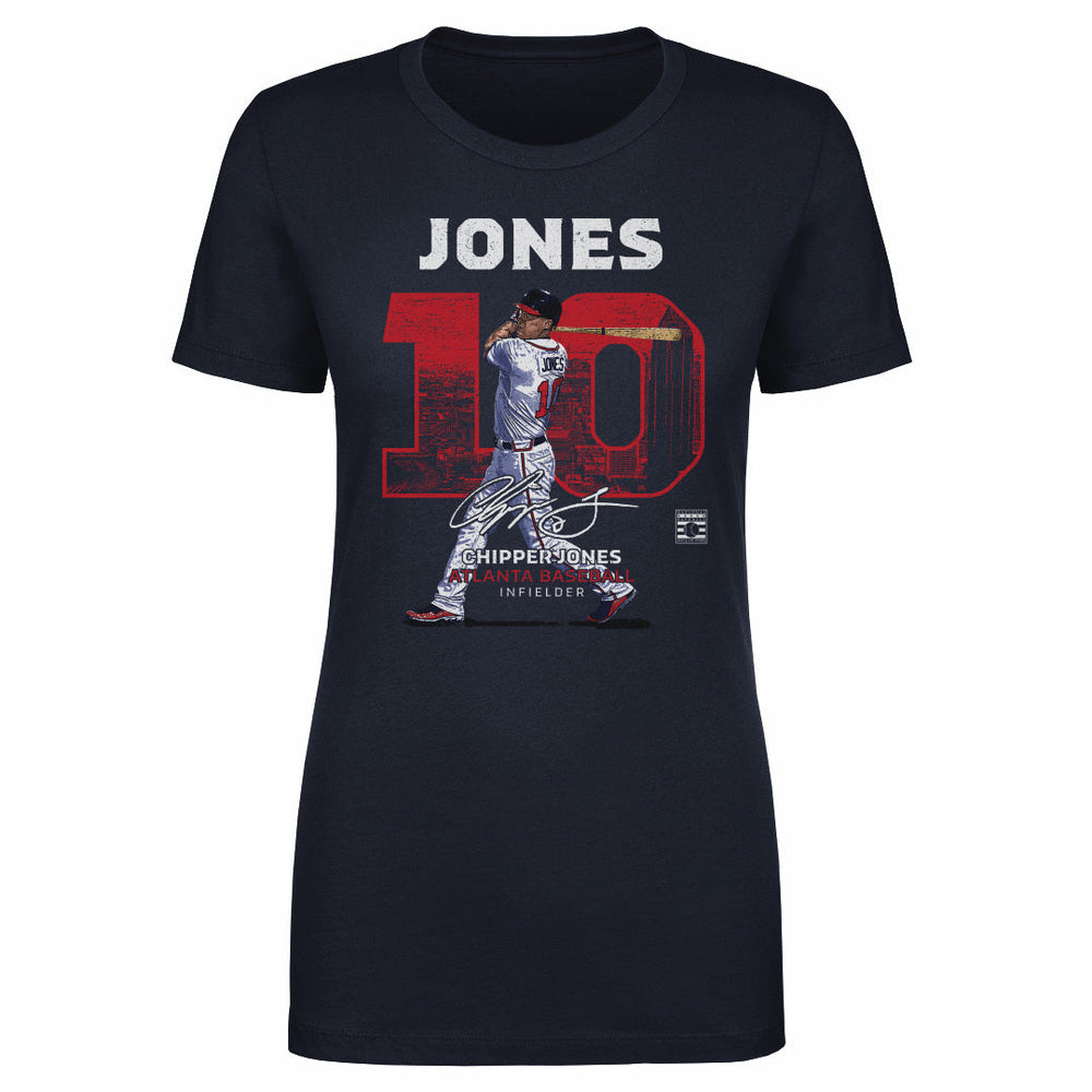 Chipper Jones Atlanta Throwback WHT (ONLINE ORDER ONLY)