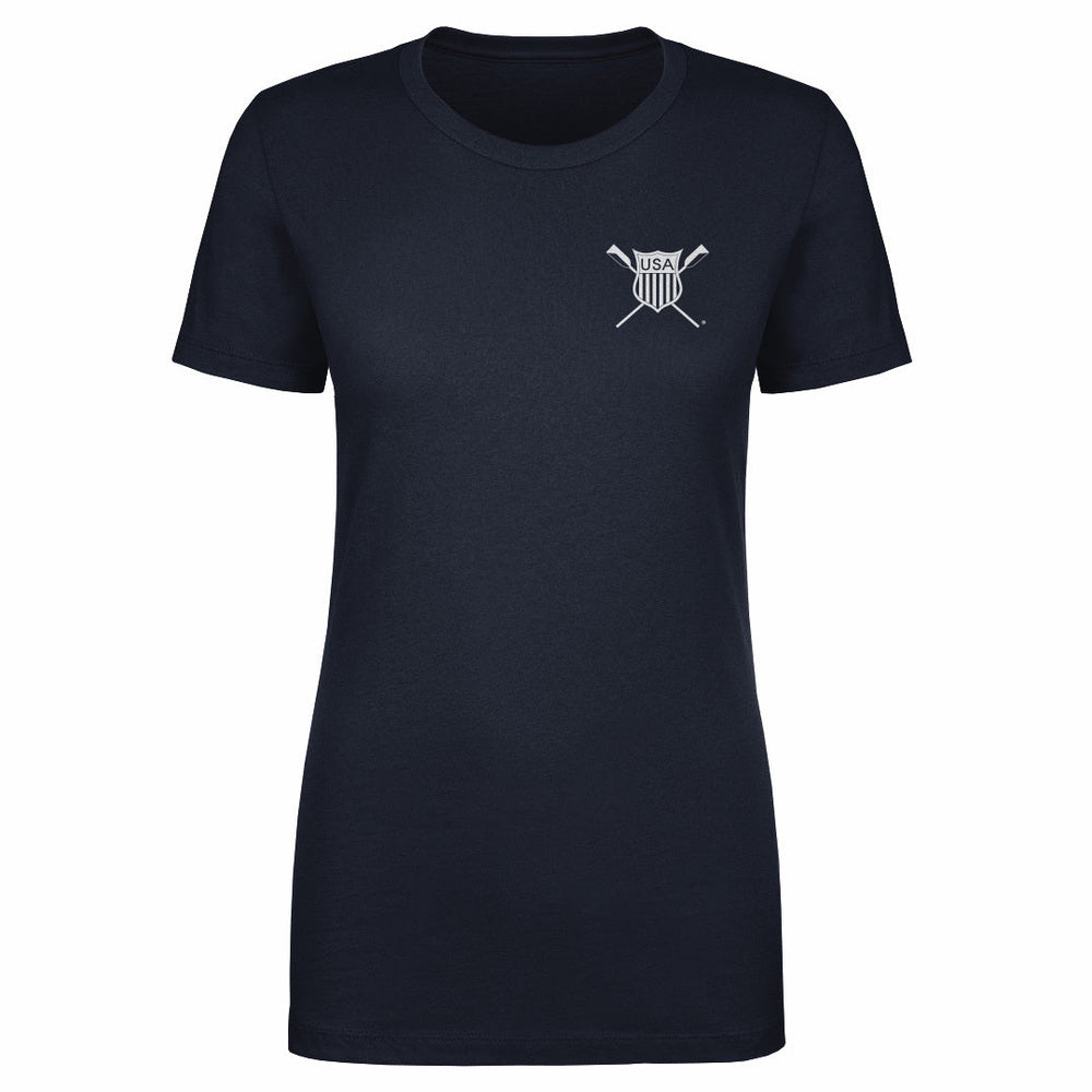 USRowing Emblem Pocket White WHT (ONLINE ORDER ONLY)