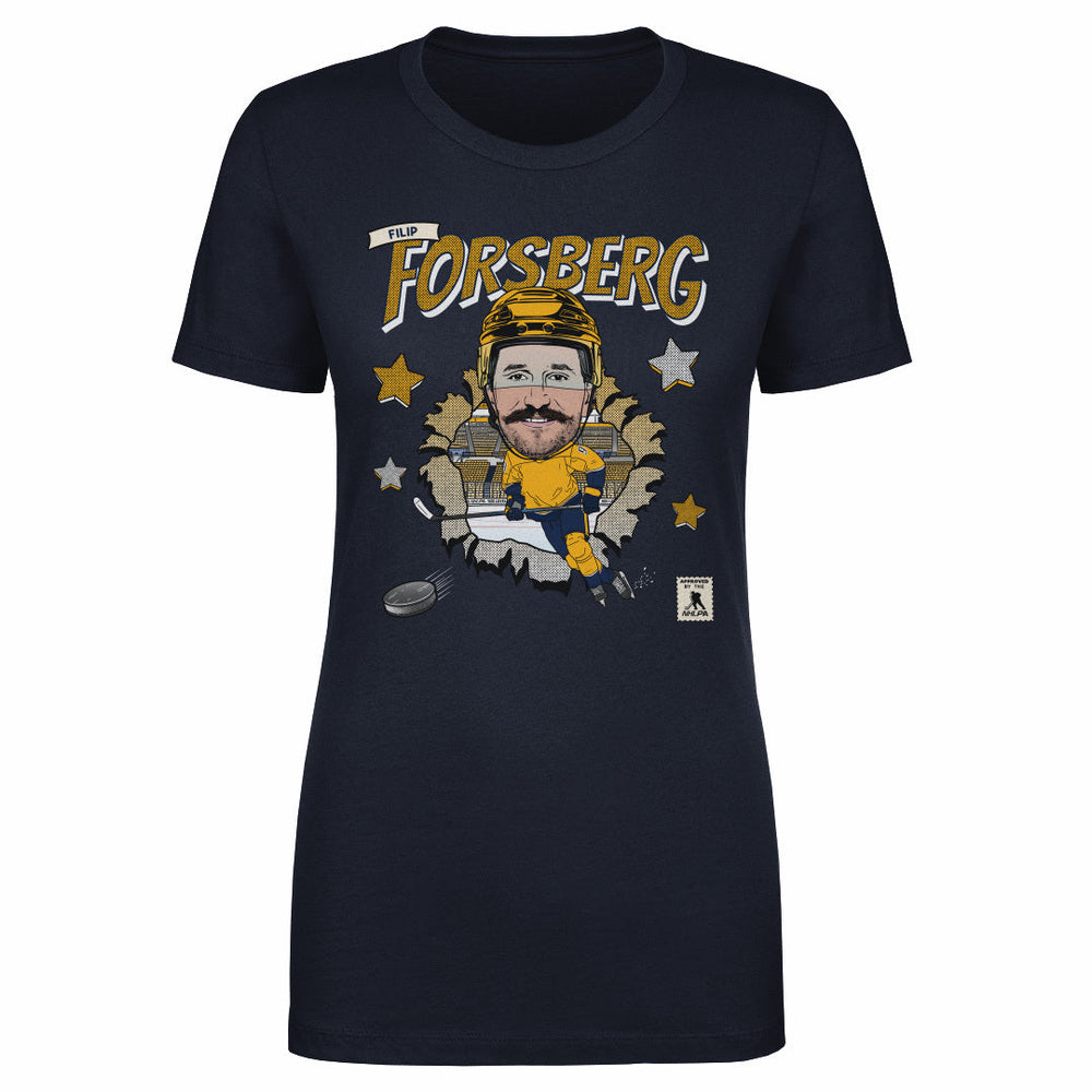 Filip Forsberg Nashville Caricature WHT (ONLINE ORDER ONLY)