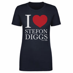 Stefon Diggs New England I Love WHT (ONLINE ORDER ONLY)