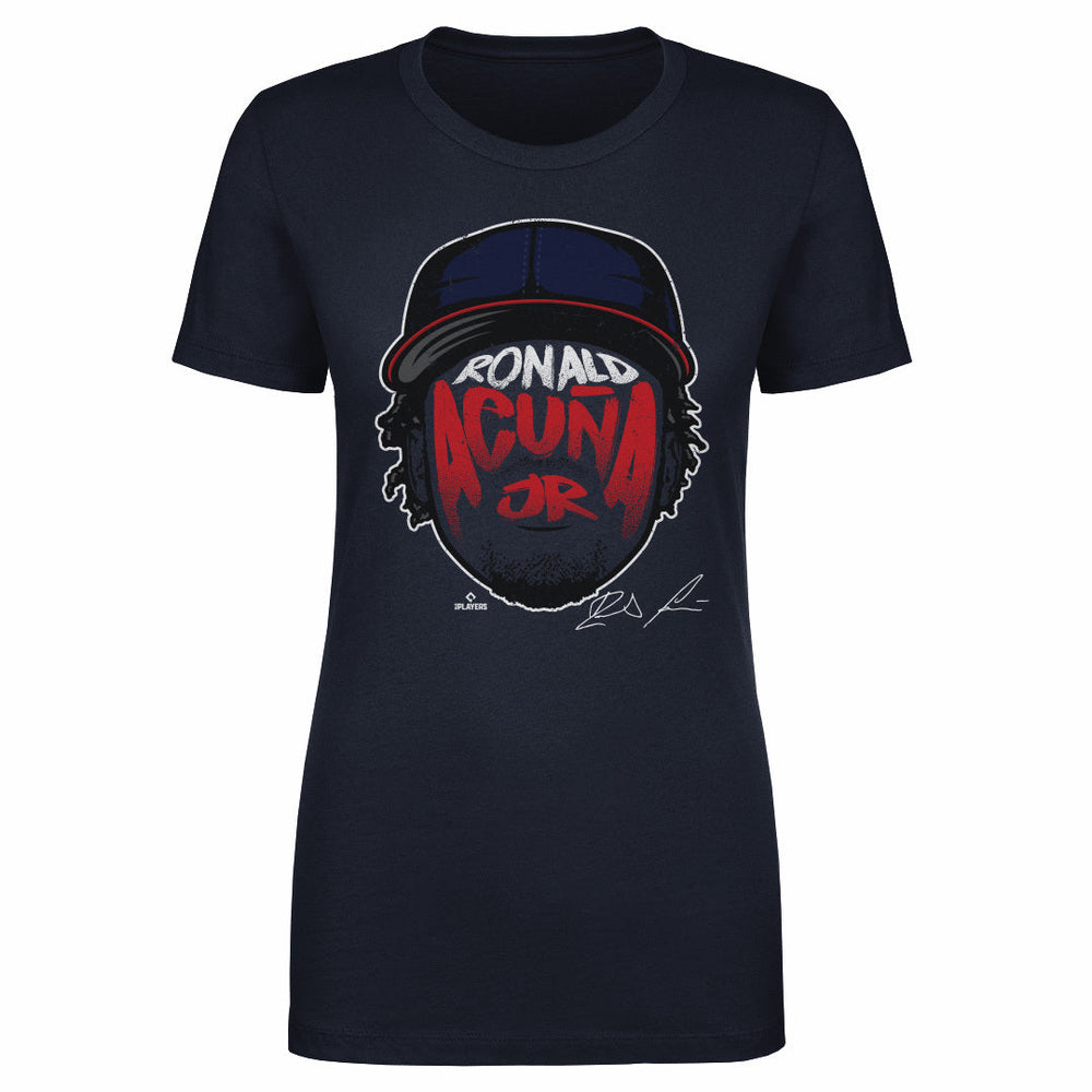 Ronald Acuna Jr. Player Silhouette WHT