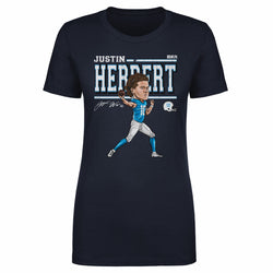 Justin Herbert Cartoon WHT (ONLINE ORDER ONLY)