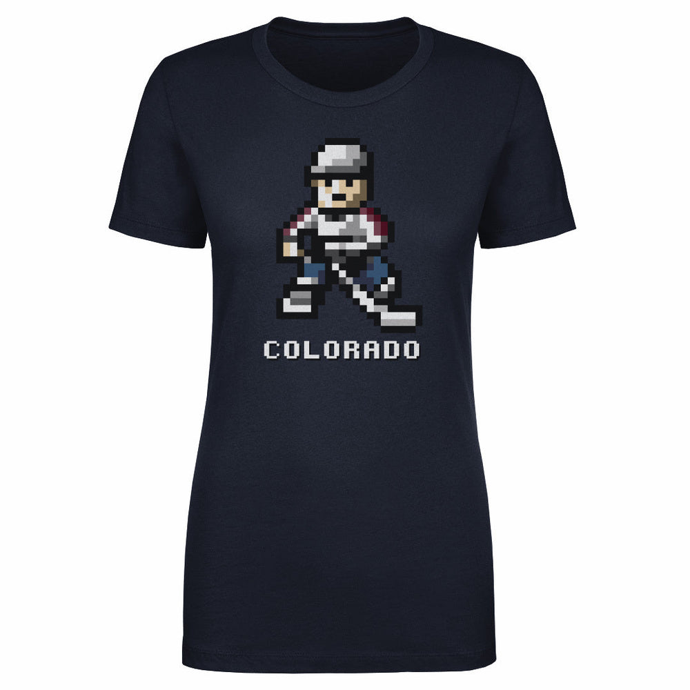 Colorado Hockey 8-bit WHT (ONLINE ORDER ONLY)