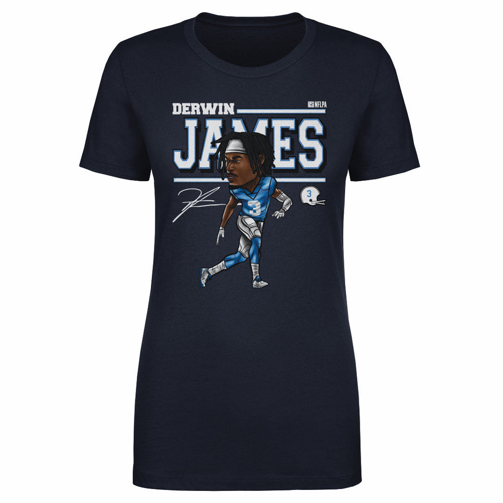 Derwin James Los Angeles C Cartoon WHT (ONLINE ORDER ONLY)
