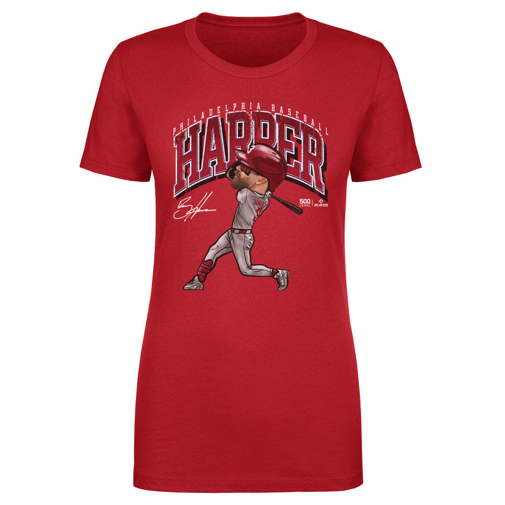 Bryce Harper Philadelphia Cartoon WHT (ONLINE ORDER ONLY)