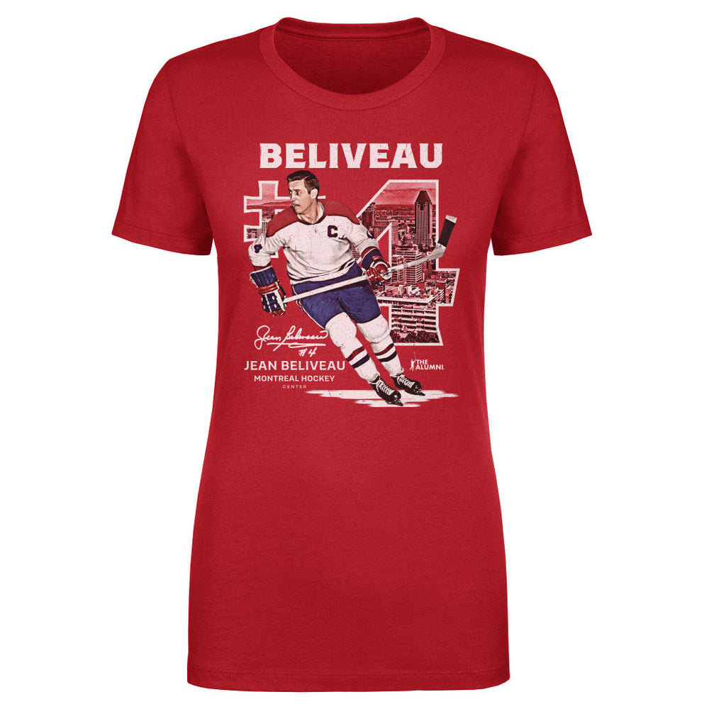 Jean Beliveau Montreal Throwback WHT (ONLINE ORDER ONLY)