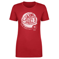 Jaime Jaquez Miami Basketball WHT (ONLINE ORDER ONLY)