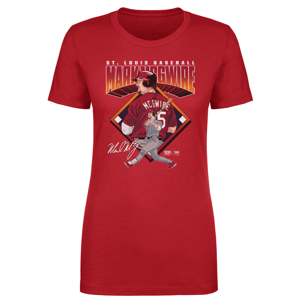 Mark McGwire St. Louis Baseball Diamond WHT