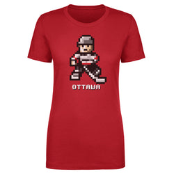 Ottawa Hockey 8-bit WHT (ONLINE ORDER ONLY)