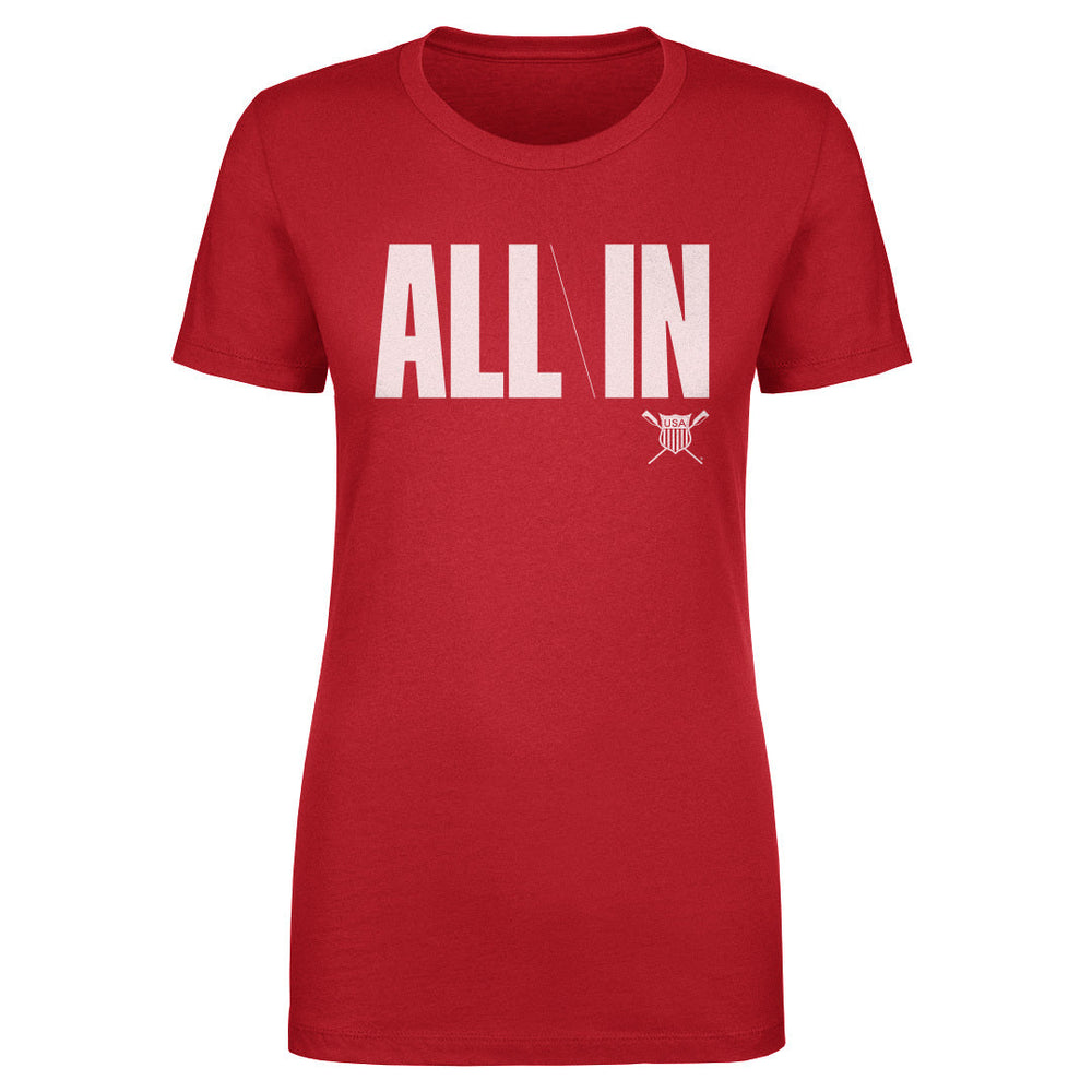 USRowing ALL IN WHT (ONLINE ORDER ONLY)