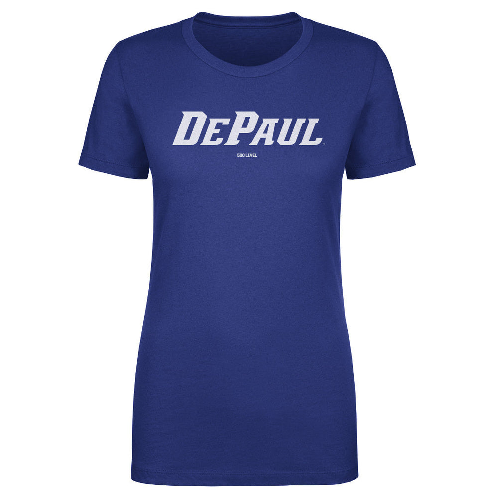 DePaul Blue Demons Wordmark White WHT (ONLINE ORDER ONLY)
