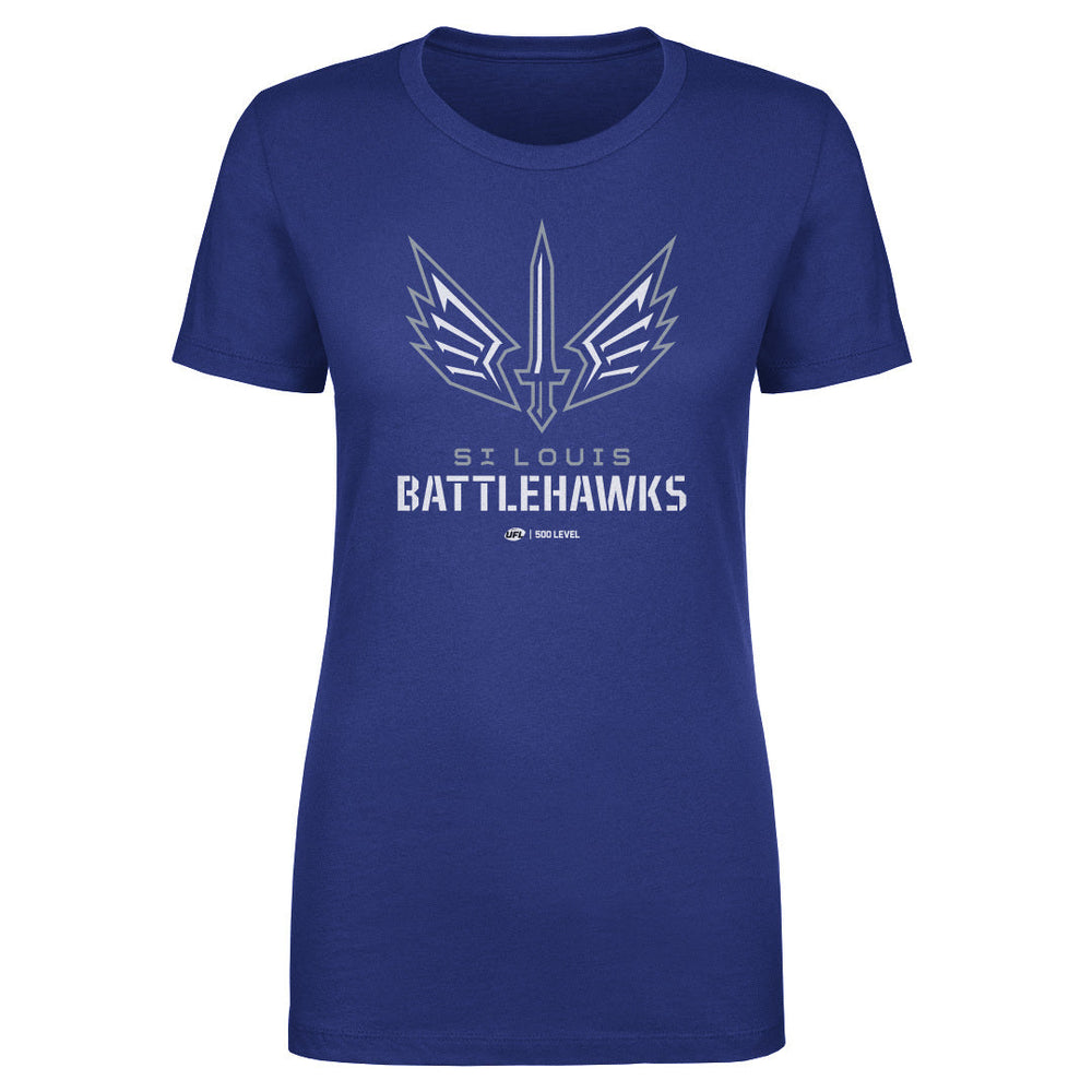 St. Louis Battlehawks Primary Logo WHT (ONLINE ORDER ONLY)