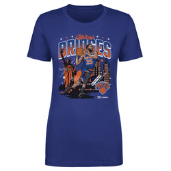 Mikal Bridges New York Knicks Skyline WHT