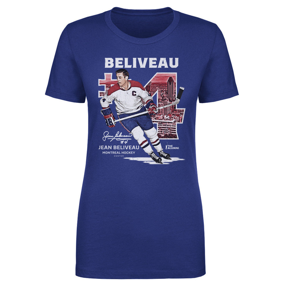 Jean Beliveau Montreal Throwback WHT (ONLINE ORDER ONLY)