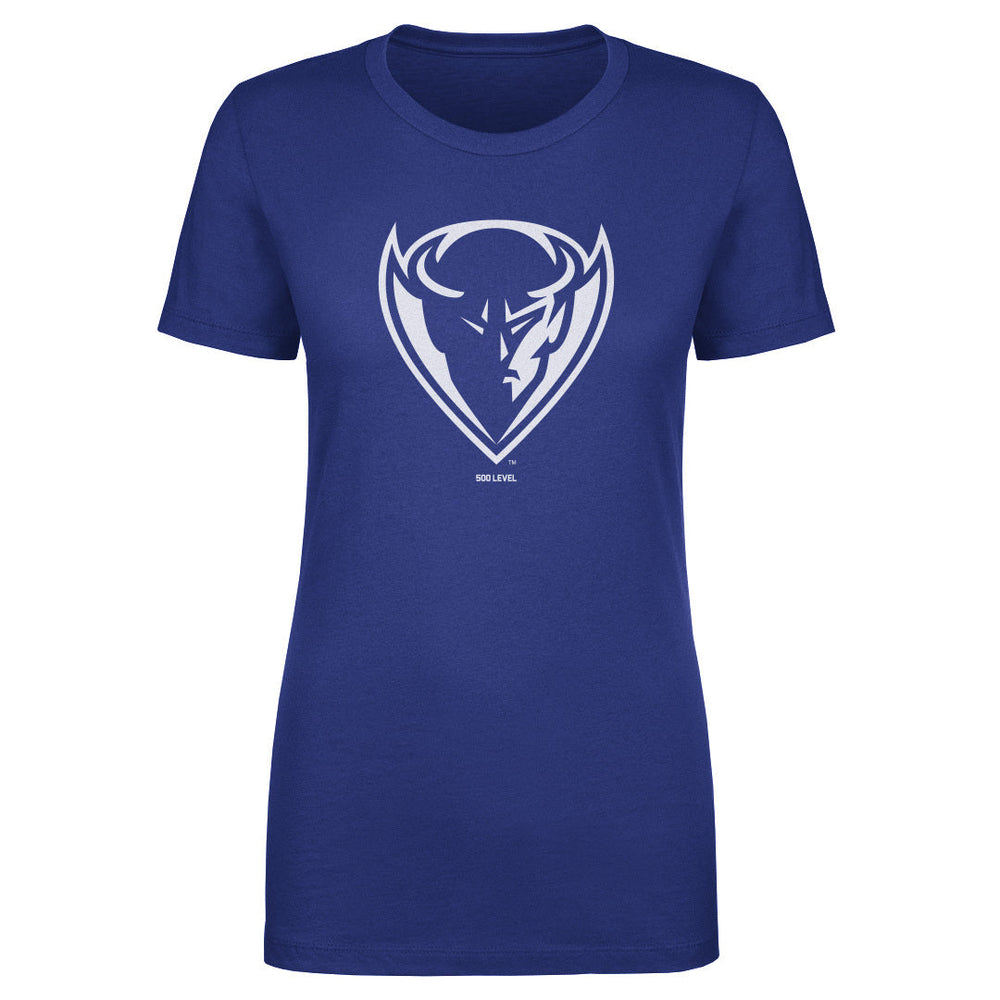 DePaul Blue Demons Primary Logo White WHT (ONLINE ORDER ONLY)