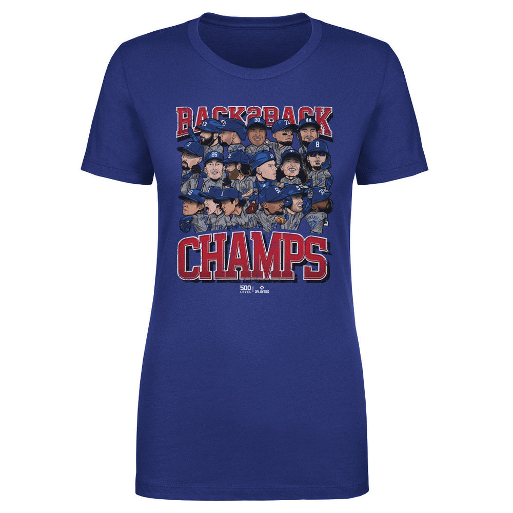 Los Angeles D Baseball Back 2 Back Champs 2025 WHT (ONLINE ORDER ONLY)