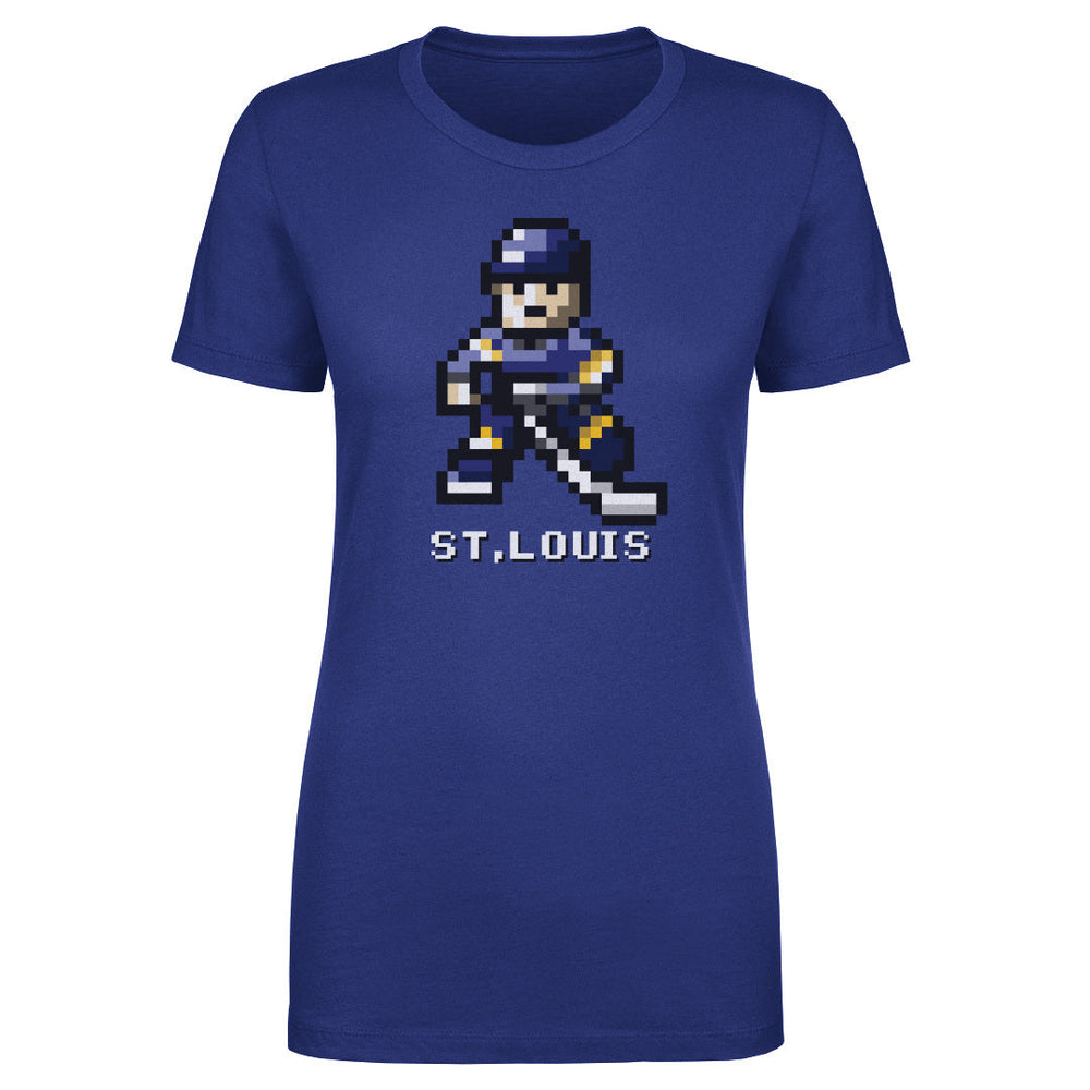 St. Louis Hockey 8-bit WHT (ONLINE ORDER ONLY)