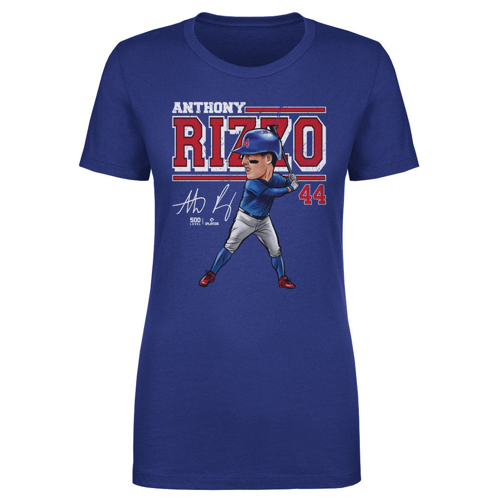 Anthony Rizzo Chicago C Cartoon WHT (ONLINE ORDER ONLY)