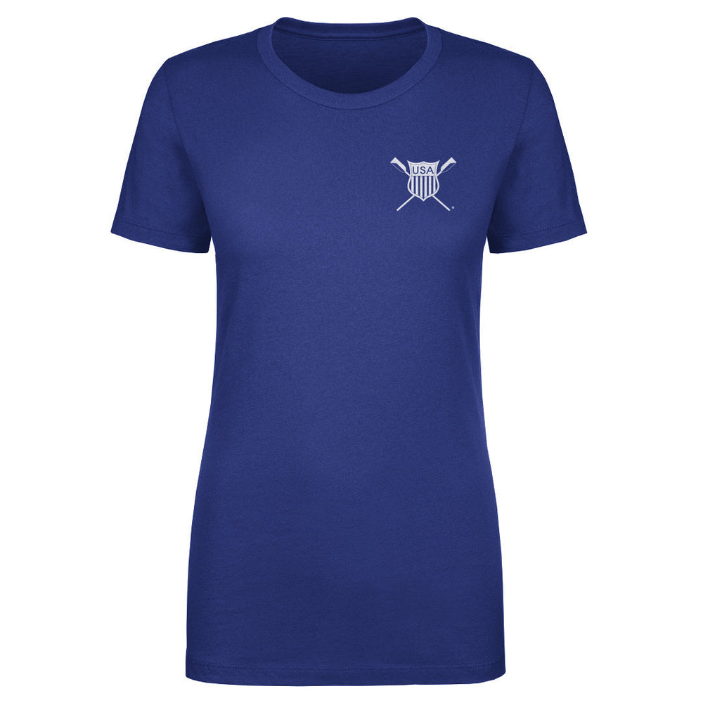 USRowing Emblem Pocket White WHT (ONLINE ORDER ONLY)