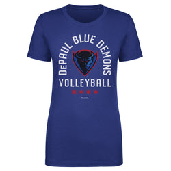 DePaul Blue Demons Volleyball Arc WHT