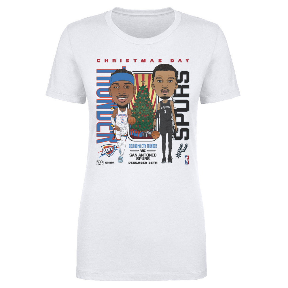 2025 NBA Christmas Day Match Up Thunder Vs. Spurs (ONLINE ORDER ONLY)