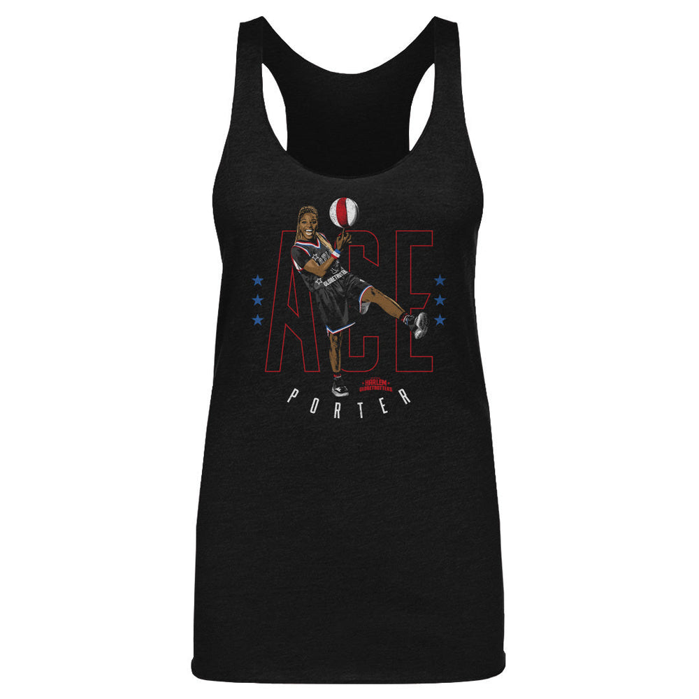 Ace Porter Harlem Globetrotters Outline WHT (ONLINE ONLY)