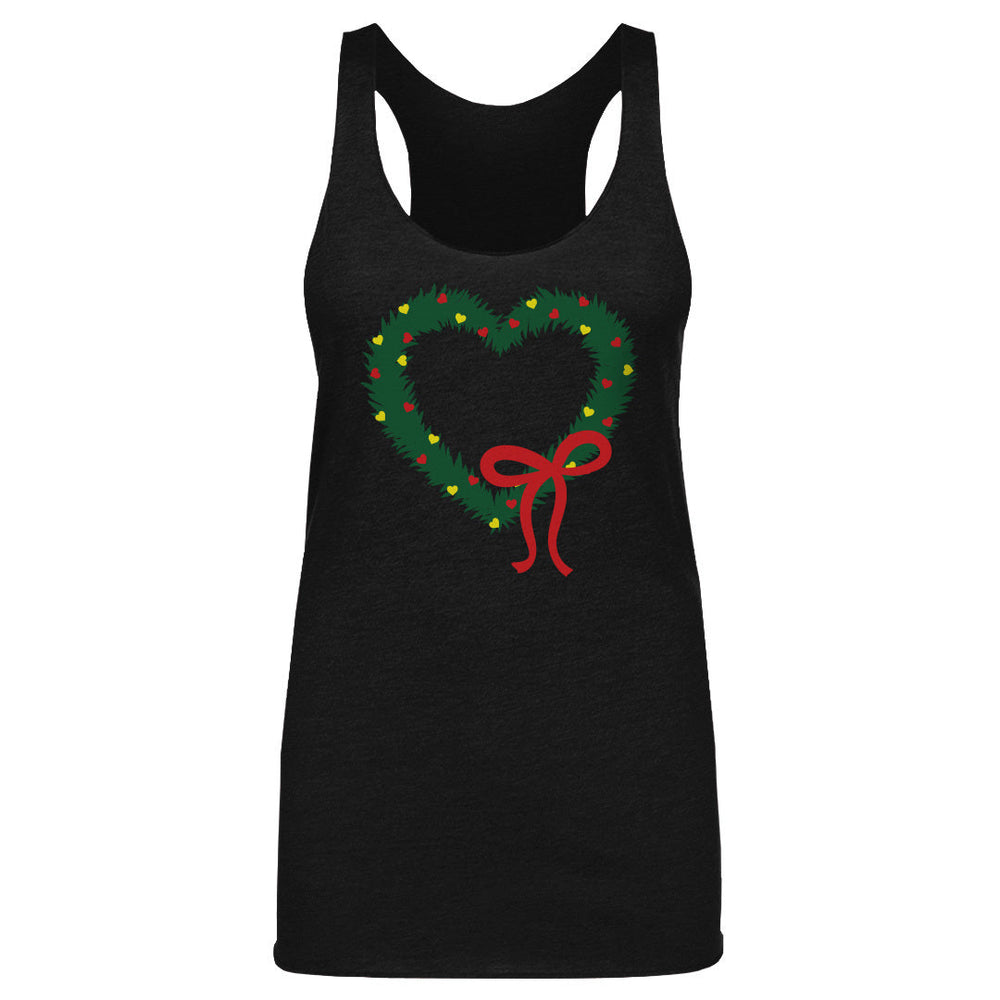 Christmas Heart Wreath WHT (ONLINE ORDER ONLY)