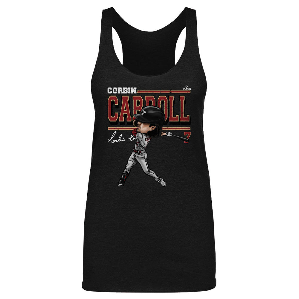 Corbin Carroll Arizona Cartoon WHT (ONLINE ORDER ONLY)
