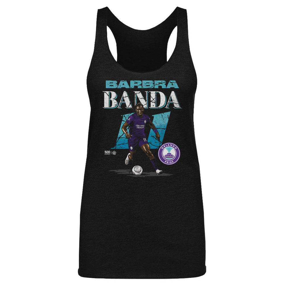 Barbra Banda Orlando Pride Cracked Number WHT (ONLINE ORDER ONLY)
