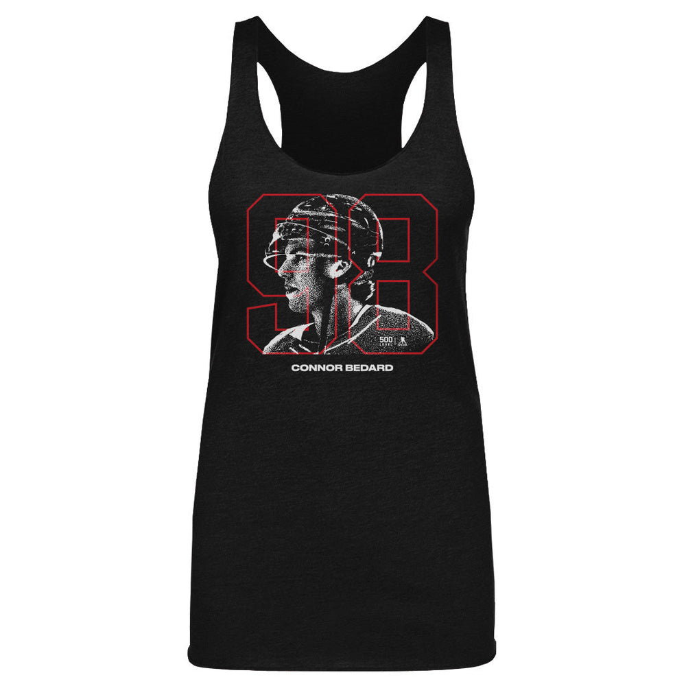 Connor Bedard Chicago Overlay WHT