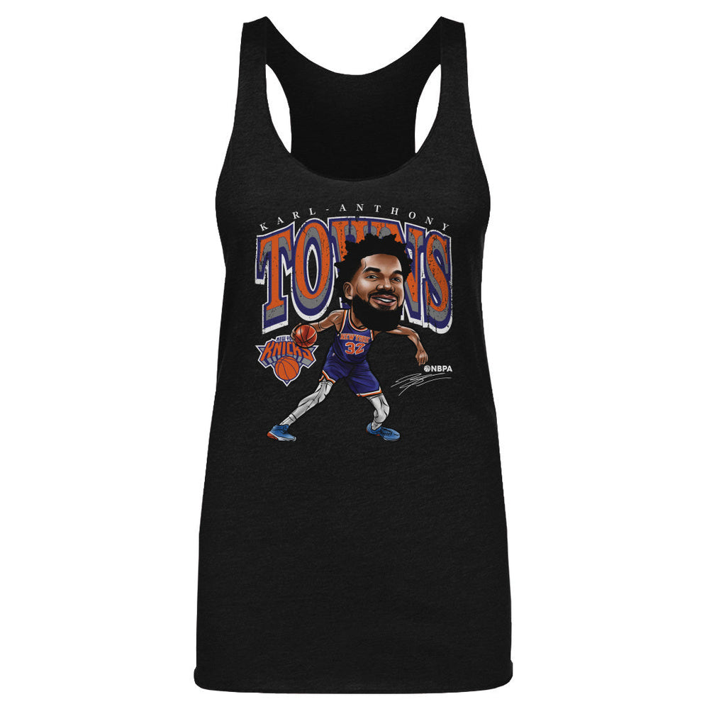 Karl-Anthony Towns New York Knicks Cartoon WHT