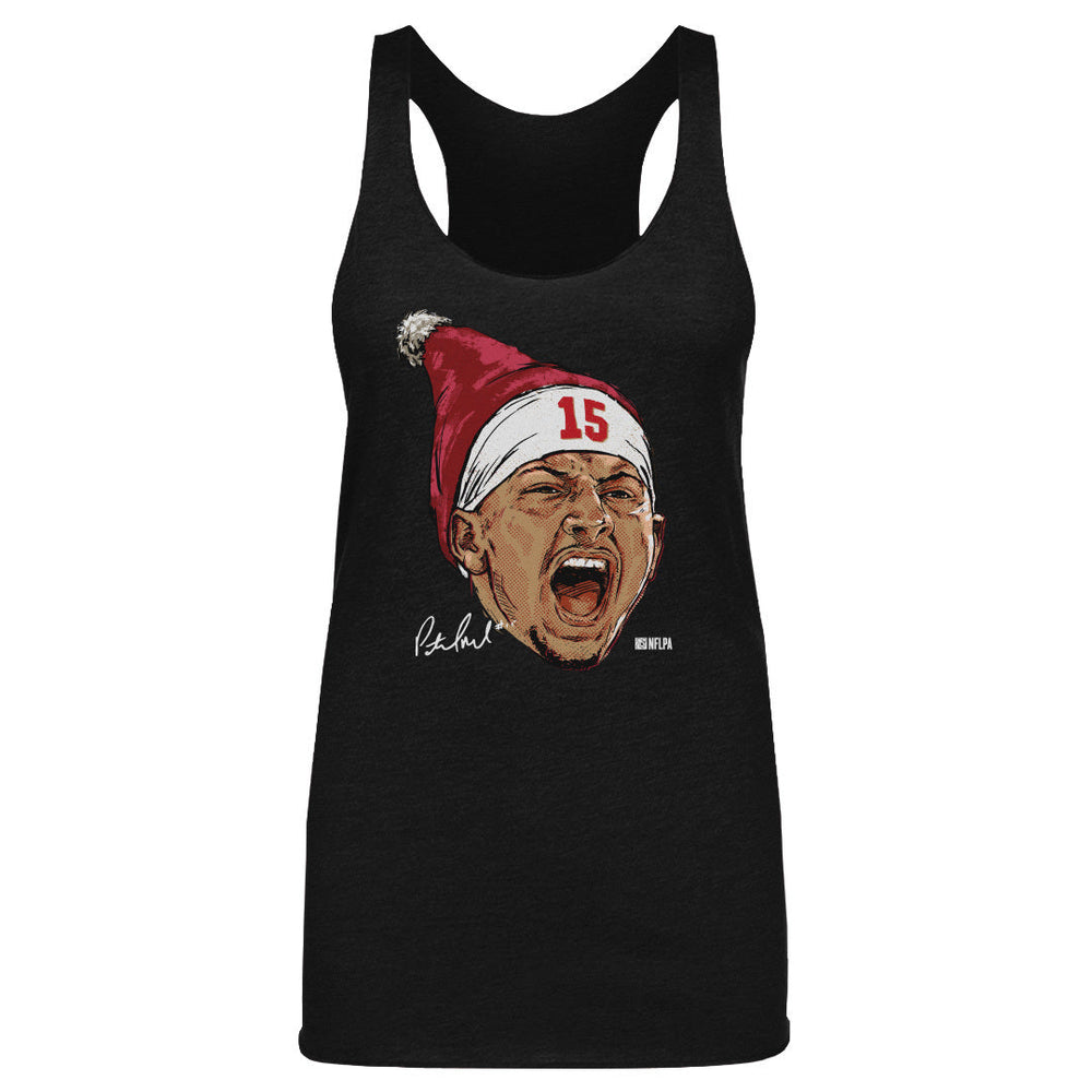 Patrick Mahomes Kansas City Portrait Santa Hat WHT (ONLINE ORDER ONLY)