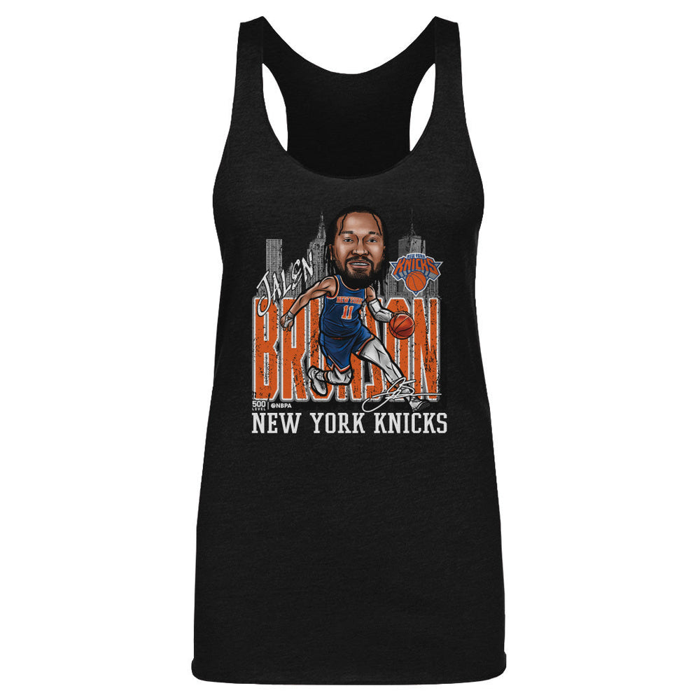 Jalen Brunson New York Knicks Cartoon City Cartoon WHT