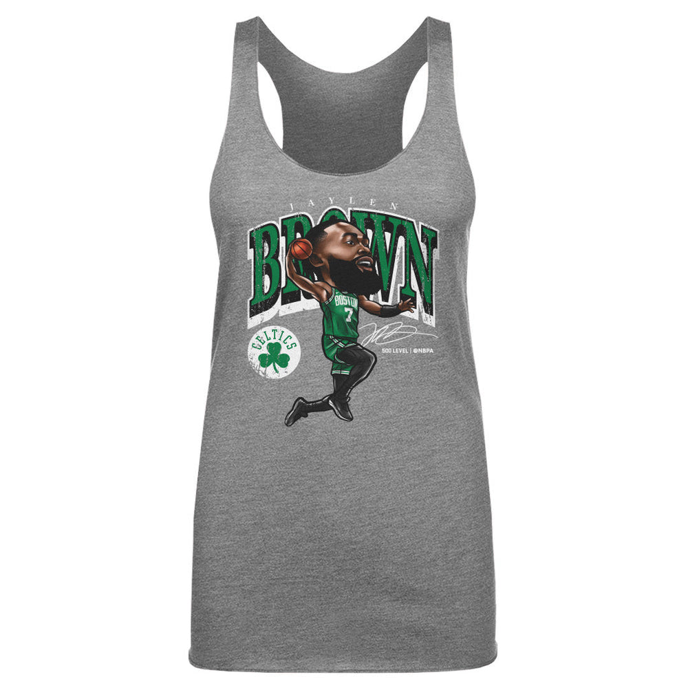 Jaylen Brown Boston Celtics Cartoon WHT (ONLINE ORDER ONLY)