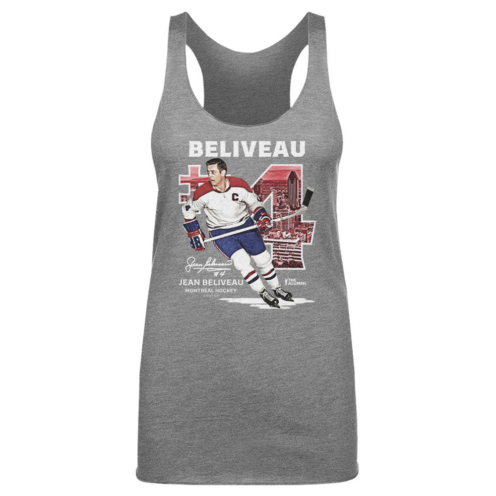 Jean Beliveau Montreal Throwback WHT (ONLINE ORDER ONLY)
