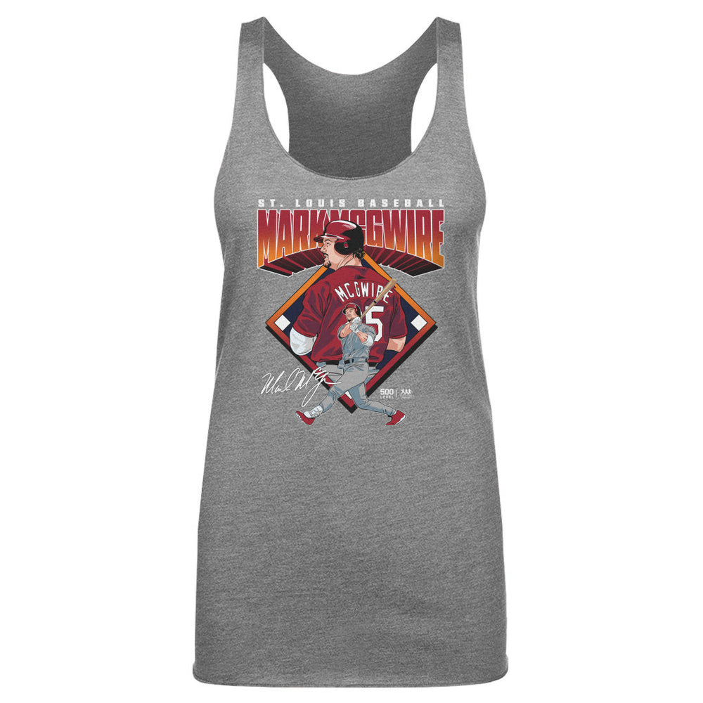 Mark McGwire St. Louis Baseball Diamond WHT (ONLINE ORDER ONLY)