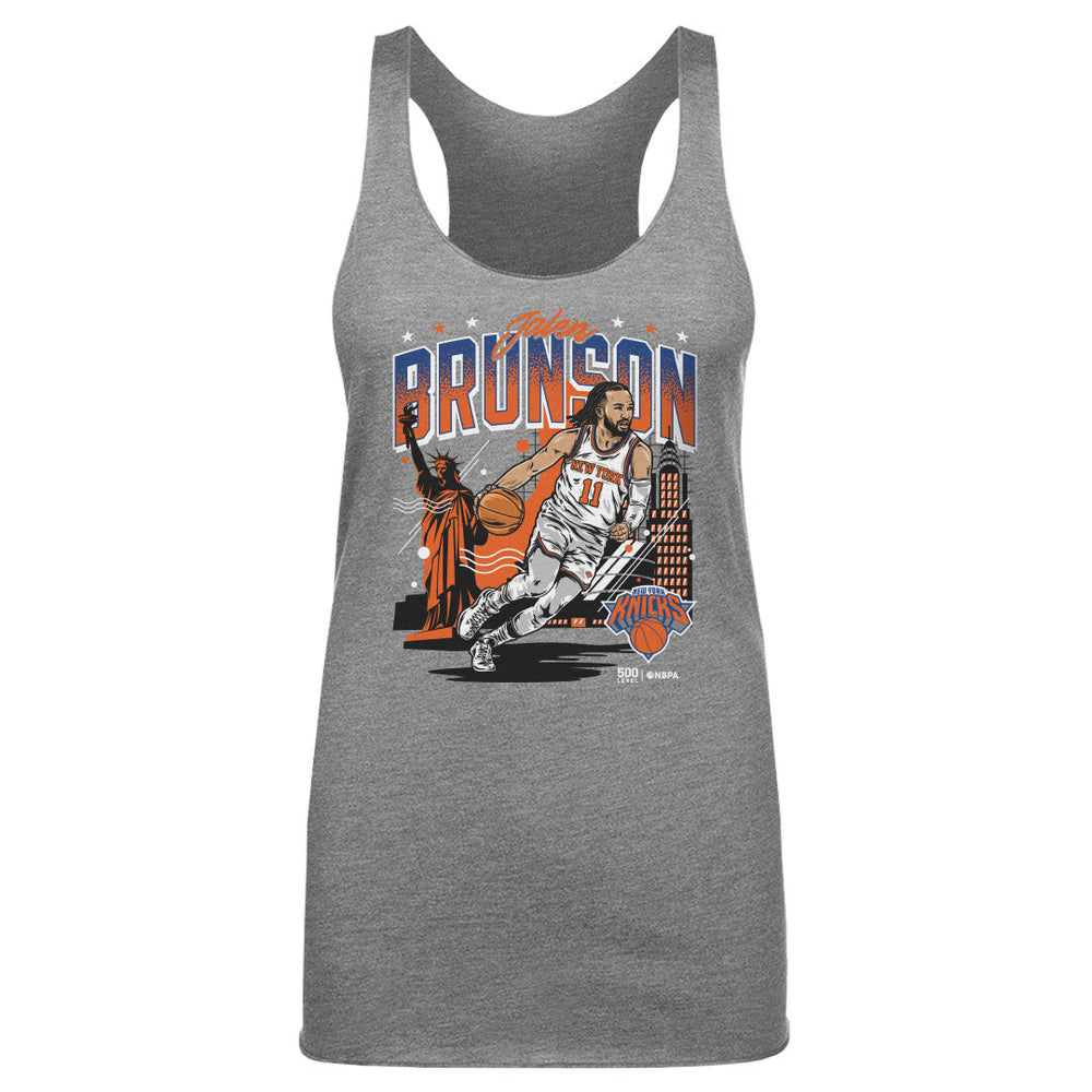 Jalen Brunson New York Knicks Skyline WHT